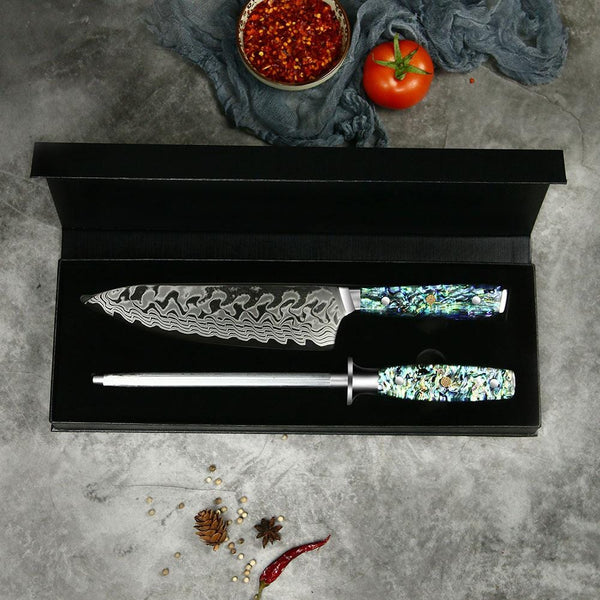 Rebun Chef's Knife w/Sheath – WASABI Knives